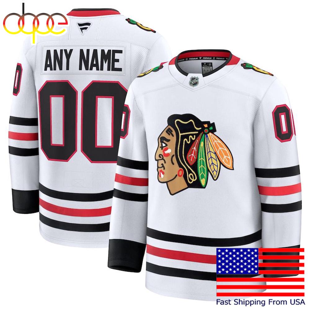 NHL Chicago Blackhawks Away New Design 2025 Custom Hockey Jersey
