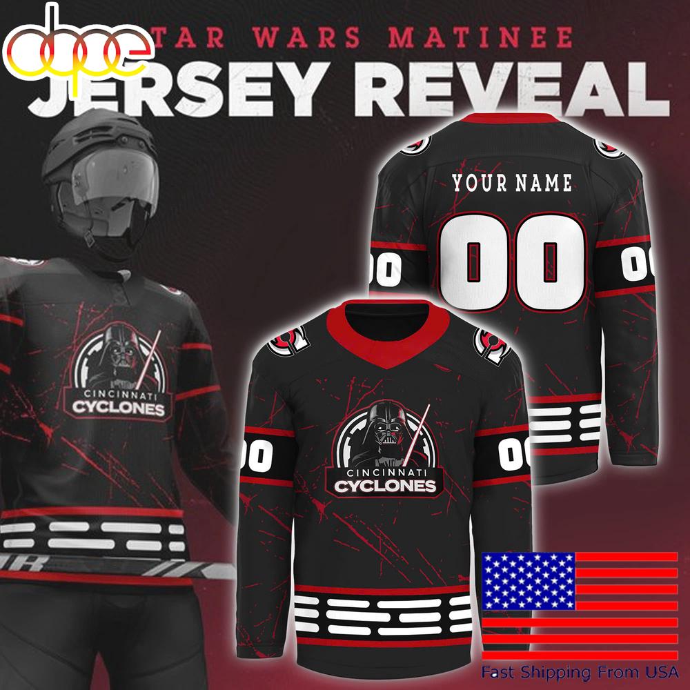 NHL Cincinnati Cyclones Star Wars Custom Hockey Jersey