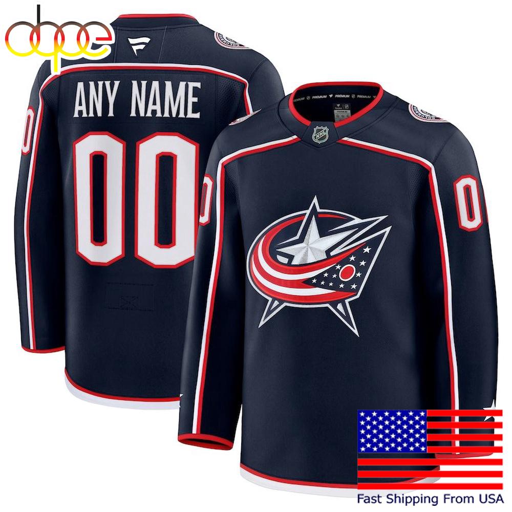 NHL Columbus Blue Jackets Home New Design 2025 Custom Hockey Jersey