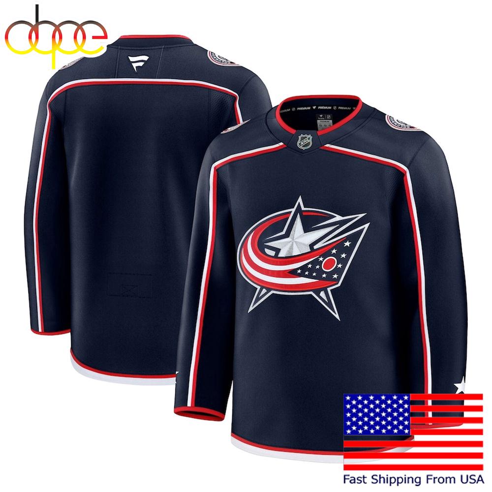 NHL Columbus Blue Jackets Navy Limited Hockey Jersey, Columbus Blue Jackets Jersey