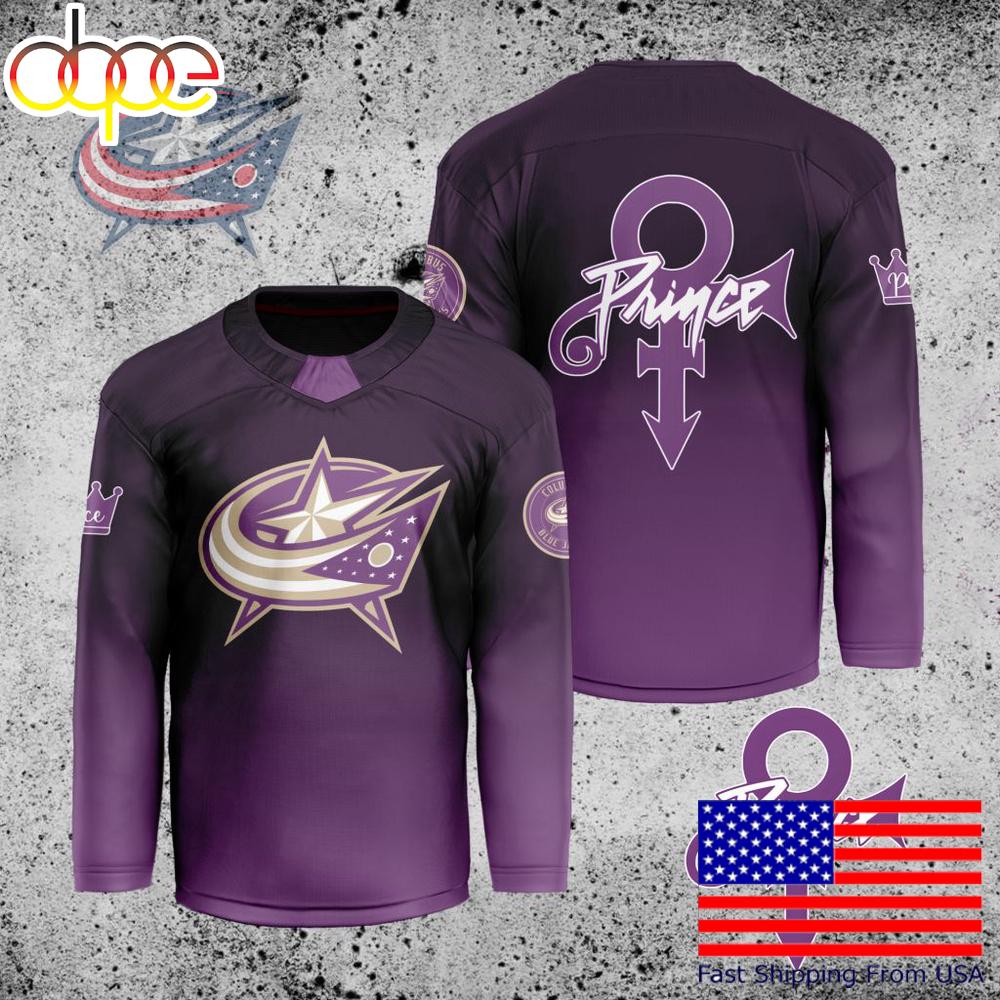 NHL Columbus Blue Jackets Prince Custom Hockey Jersey