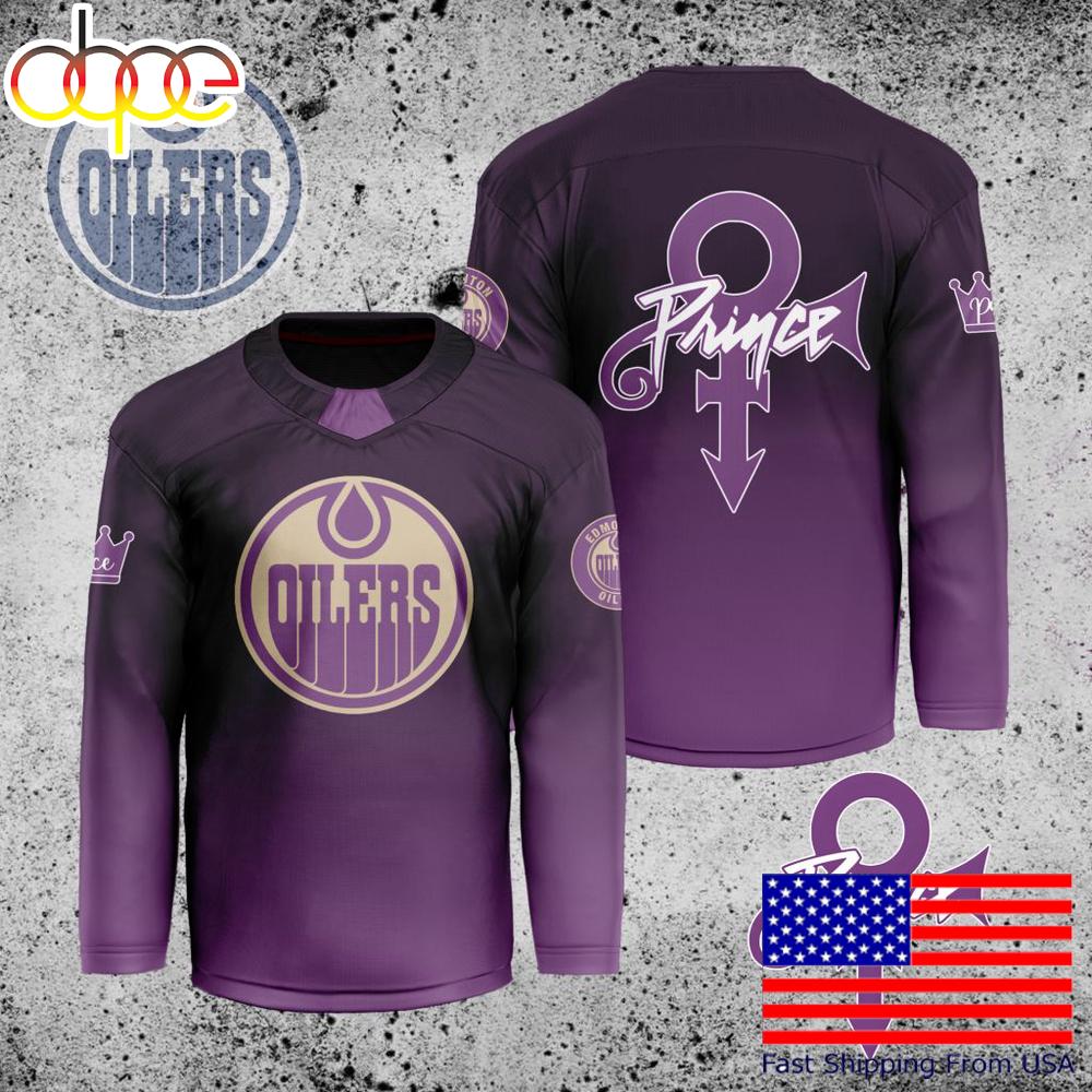 NHL Edmonton Oilers Prince Custom Hockey Jersey