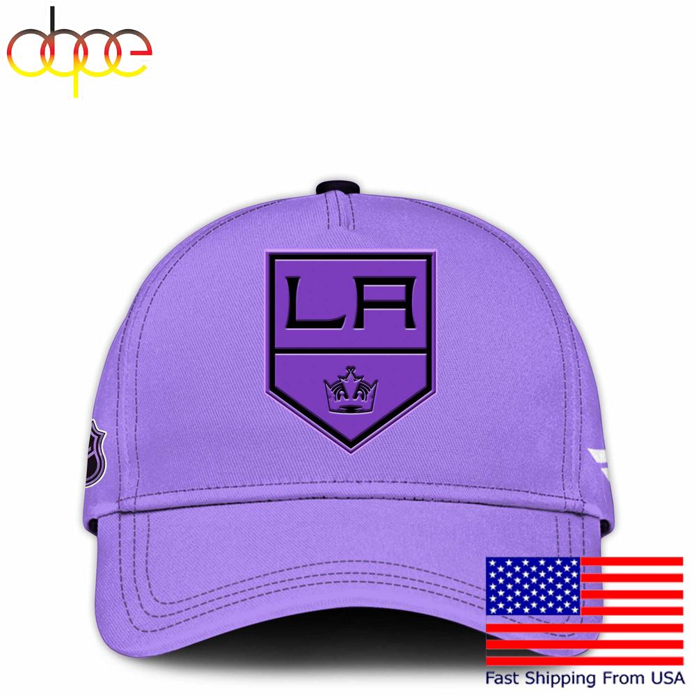 NHL Los Angeles Kings Hockey Purple Fight Cancer Cap , Nhl Hockey Cap