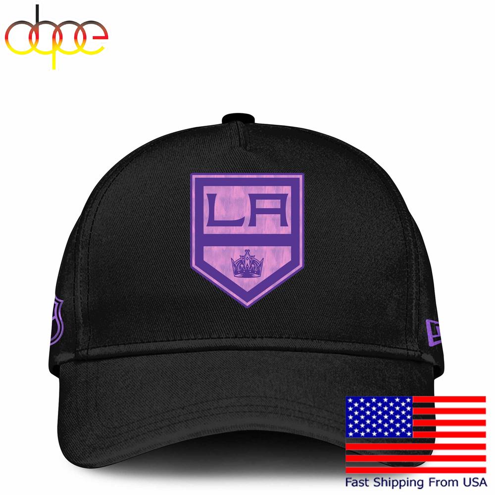 NHL Los Angeles Kings Limited Edition Black Fight Cancer Cap , Nhl Hockey Cap