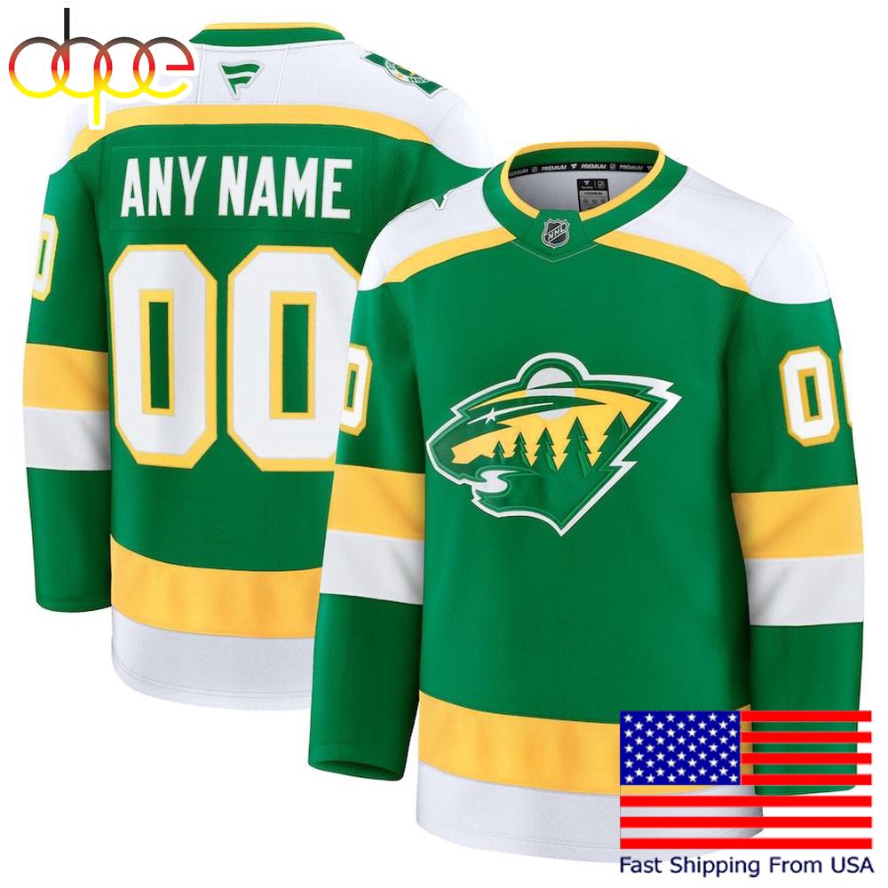 NHL Minnesota Wild Alternate New Design 2025 Custom Hockey Jersey