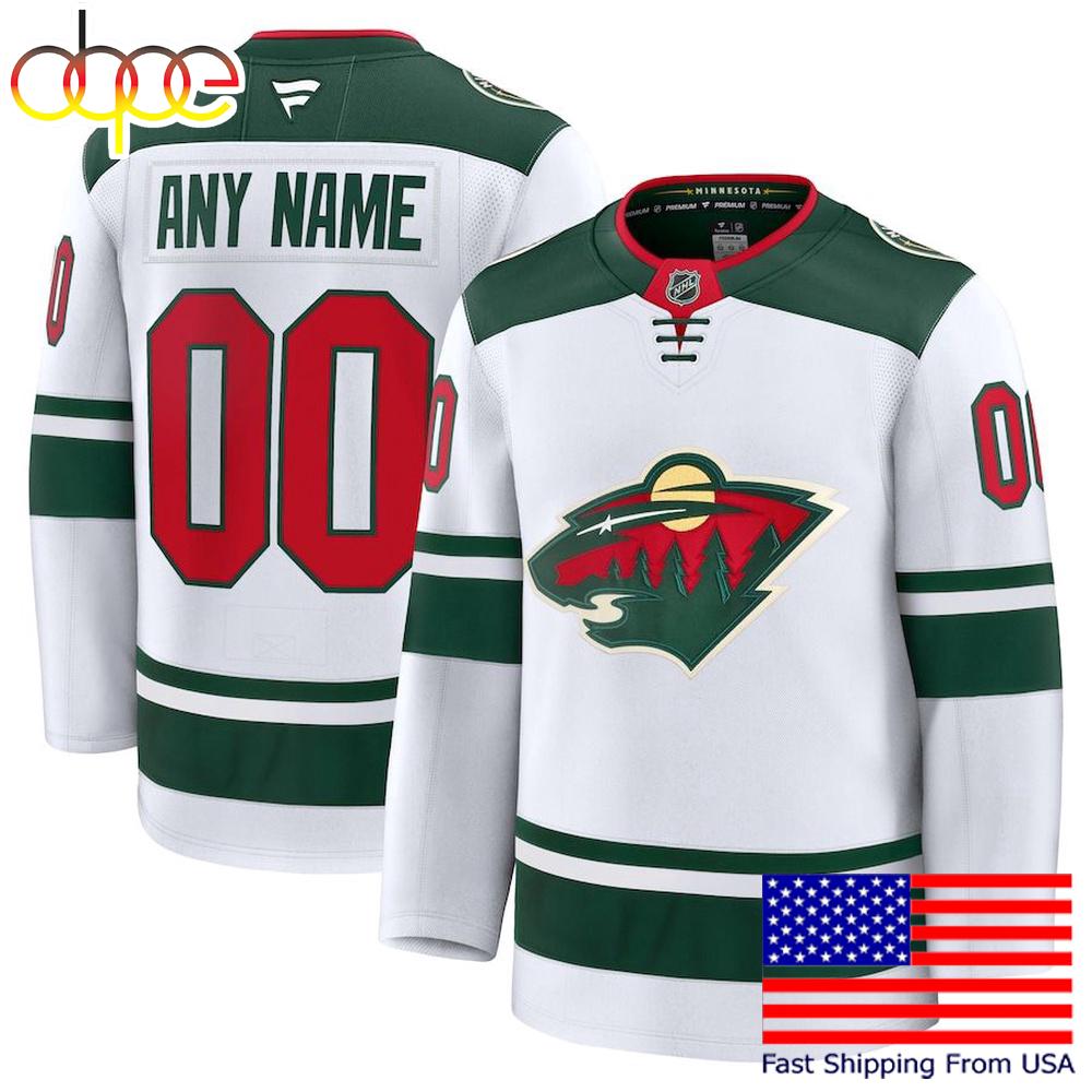 NHL Minnesota Wild Away New Design 2025 Custom Hockey Jersey