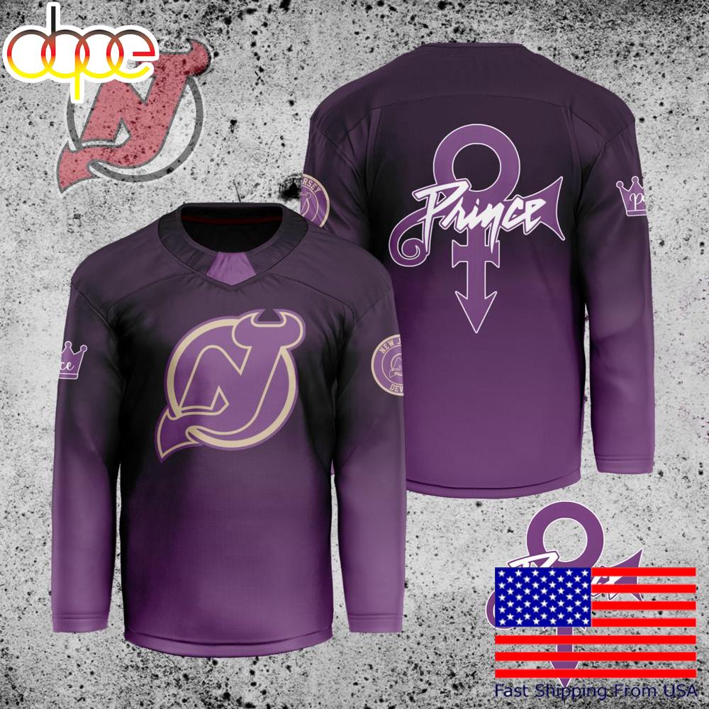 NHL New Jersey Devils Prince Custom Hockey Jersey