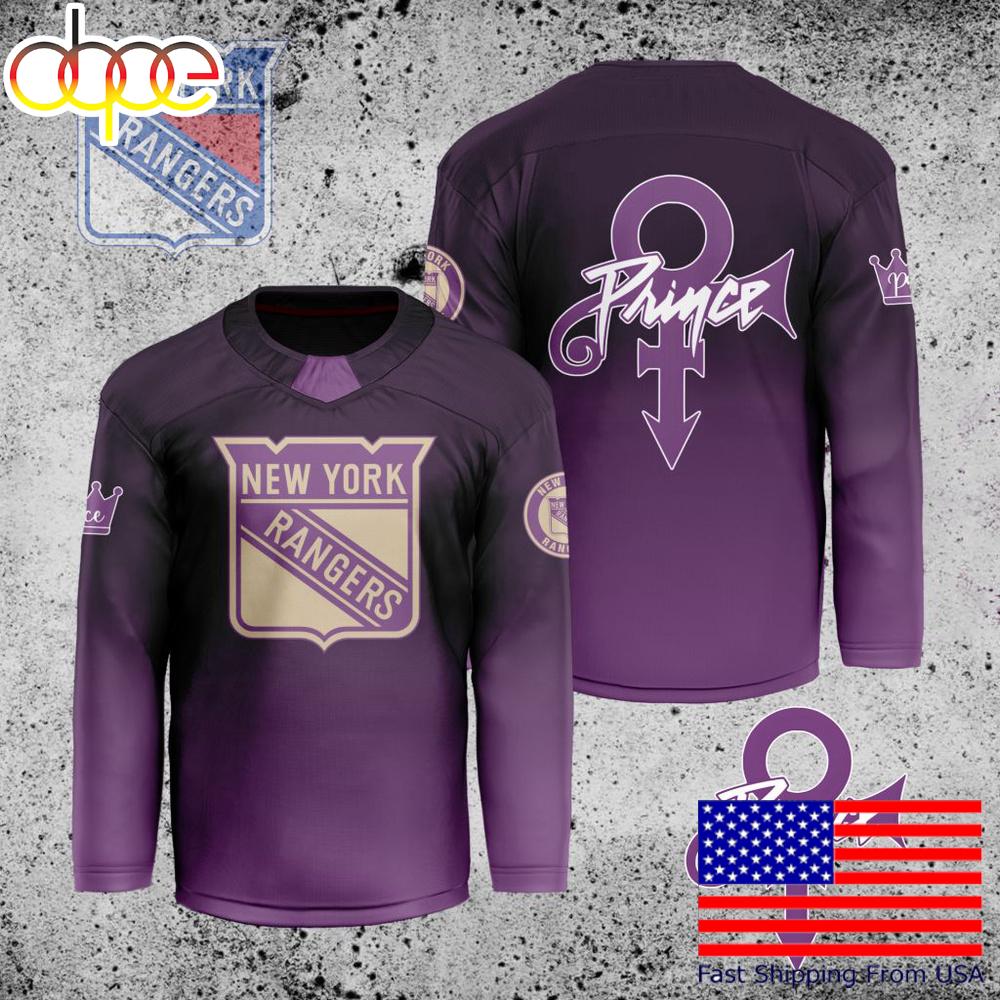 NHL New York Rangers Prince Custom Hockey Jersey