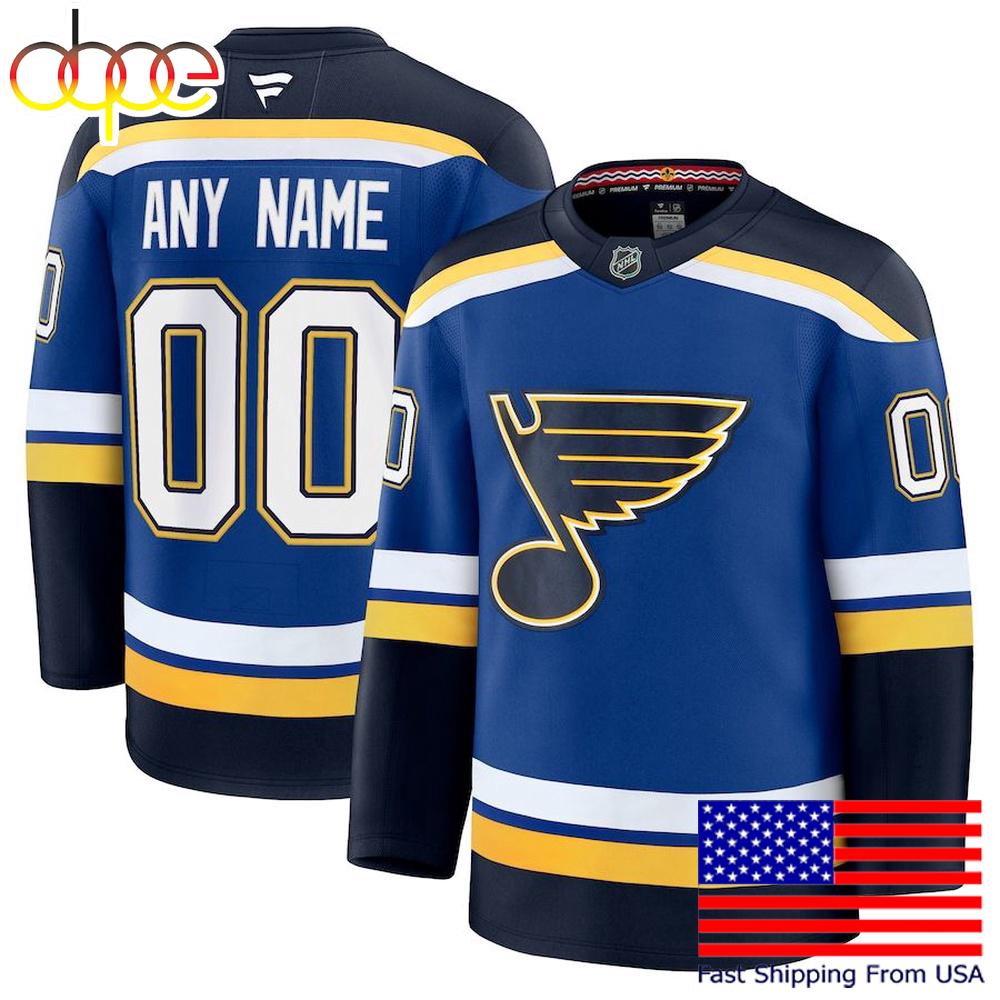 NHL St Louis Blues Home New Design 2025 Custom Hockey Jersey