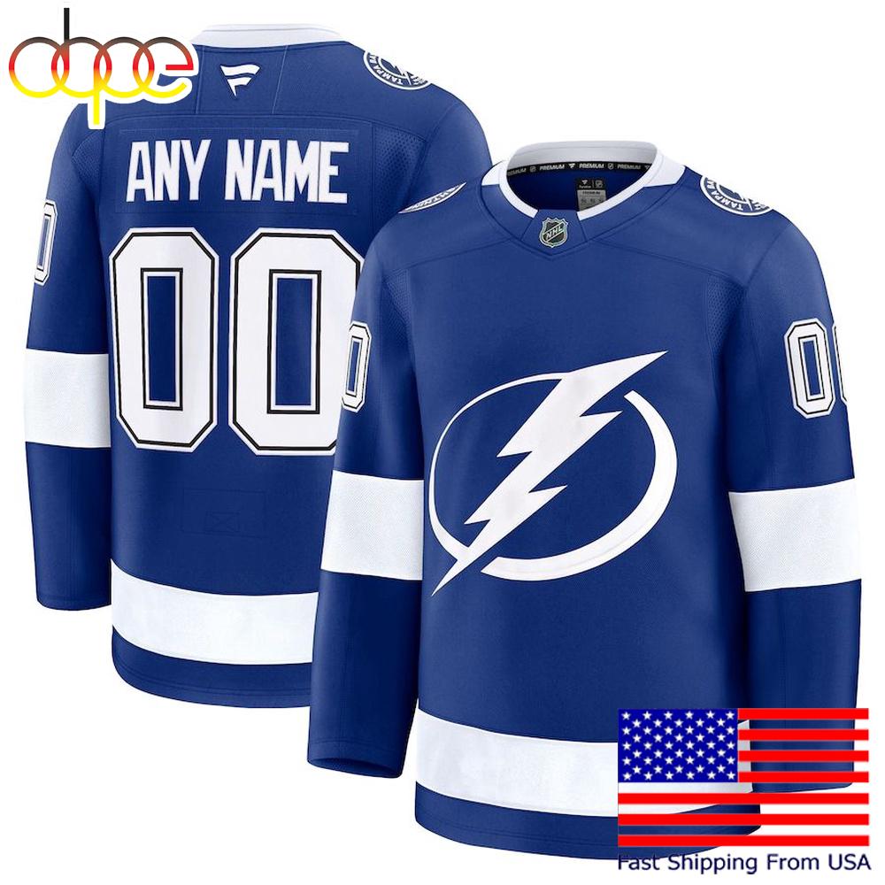 NHL Tampa Bay Lightning Home New Design 2025 Custom Hockey Jersey