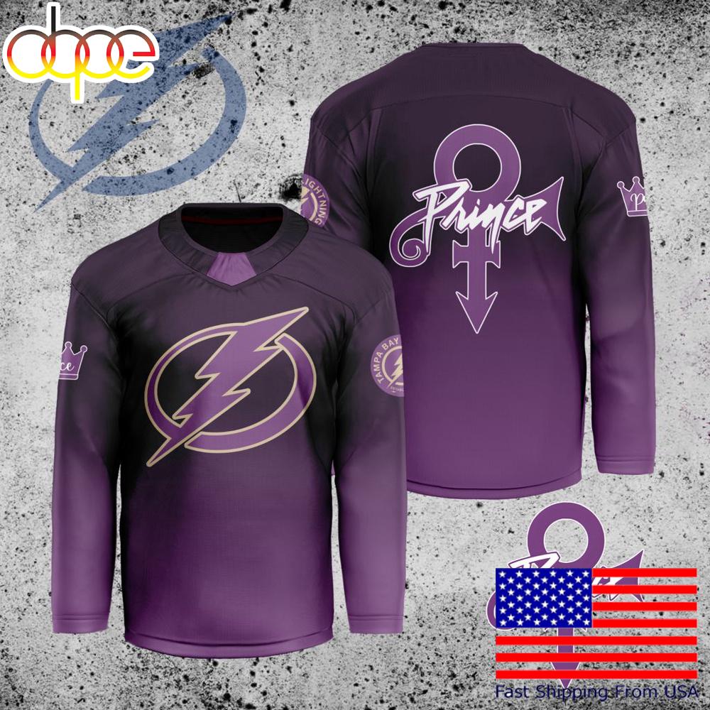 NHL Tampa Bay Lightning Prince Custom Hockey Jersey
