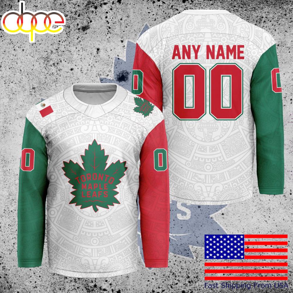 NHL Toronto Maple Leafs Mexican Heritage Custom Hockey Jersey