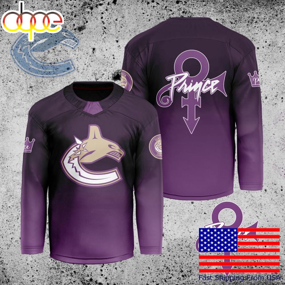NHL Vancouver Canucks Prince Custom Hockey Jersey