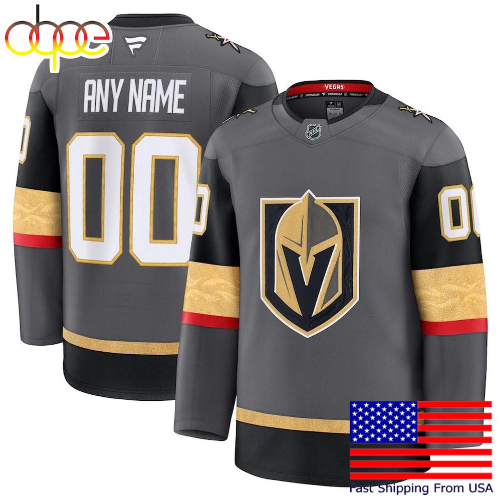NHL Vegas Golden Knights Alternate New Design 2025 Custom Hockey Jersey
