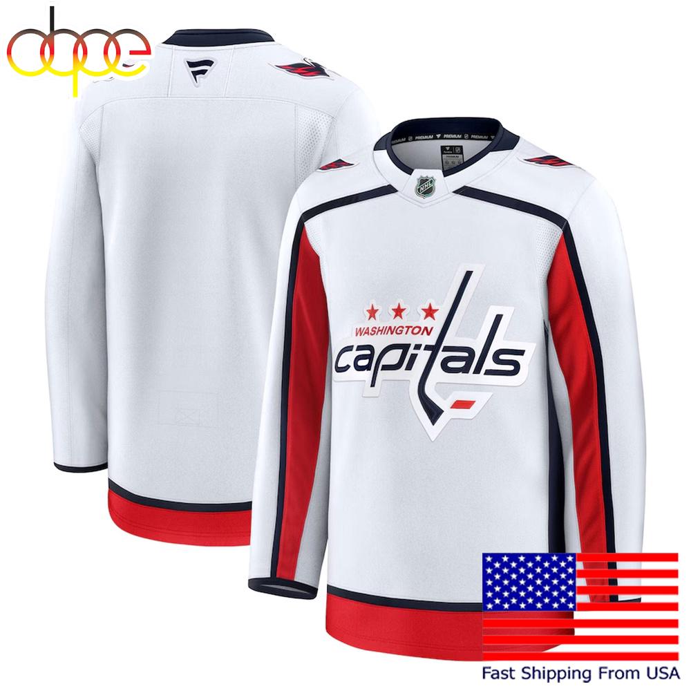 NHL Washington Capitals White Limited Hockey Jersey, Washington Capitals Jersey