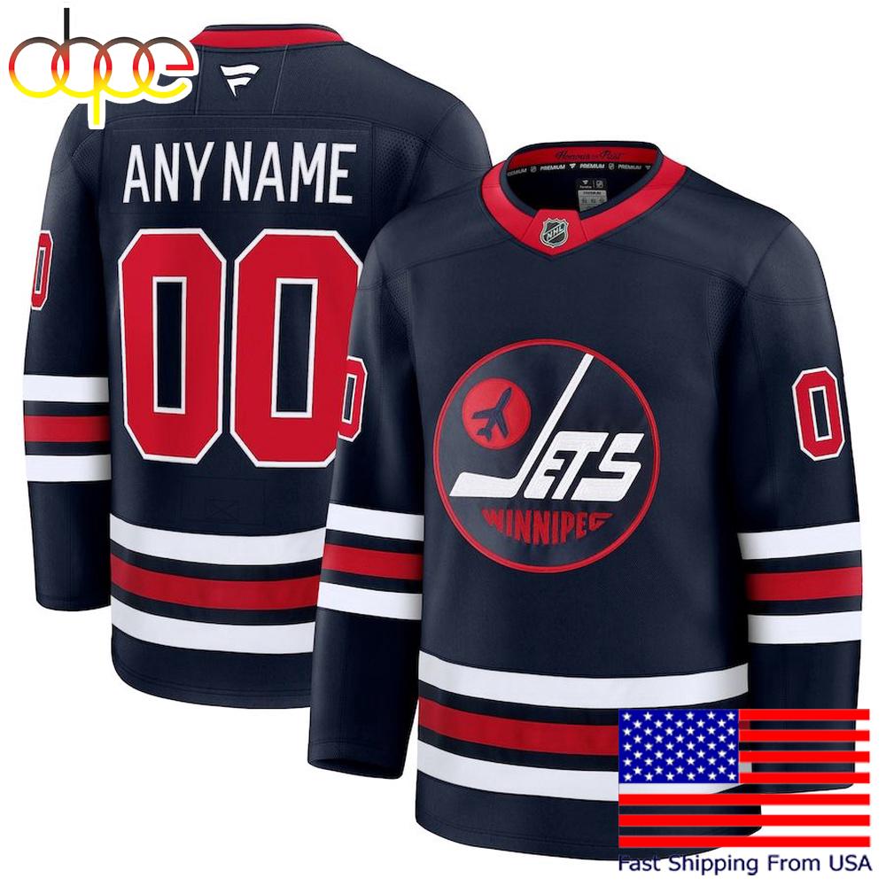NHL Winnipeg Jets Alternate New Design 2025 Custom Hockey Jersey