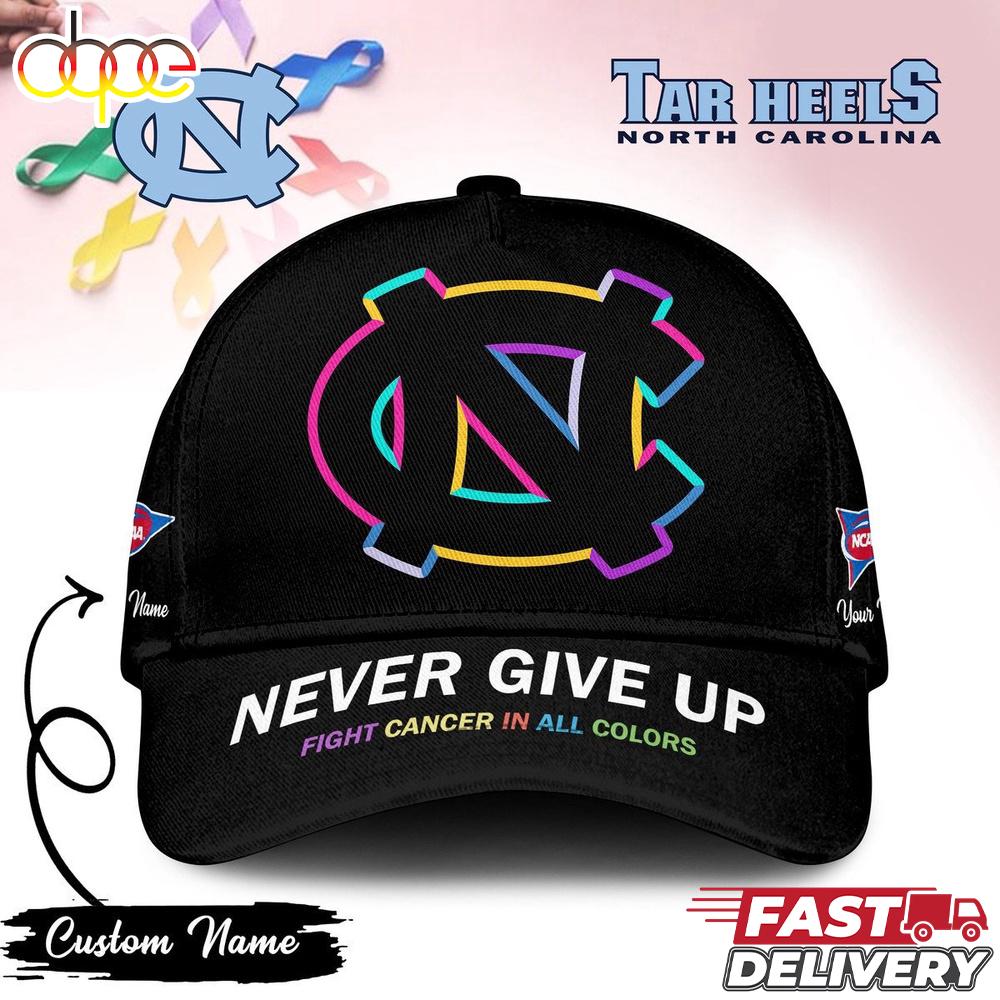 North Carolina Tar Heels NCAA Fight Cancer In All Colors Baseball Cap