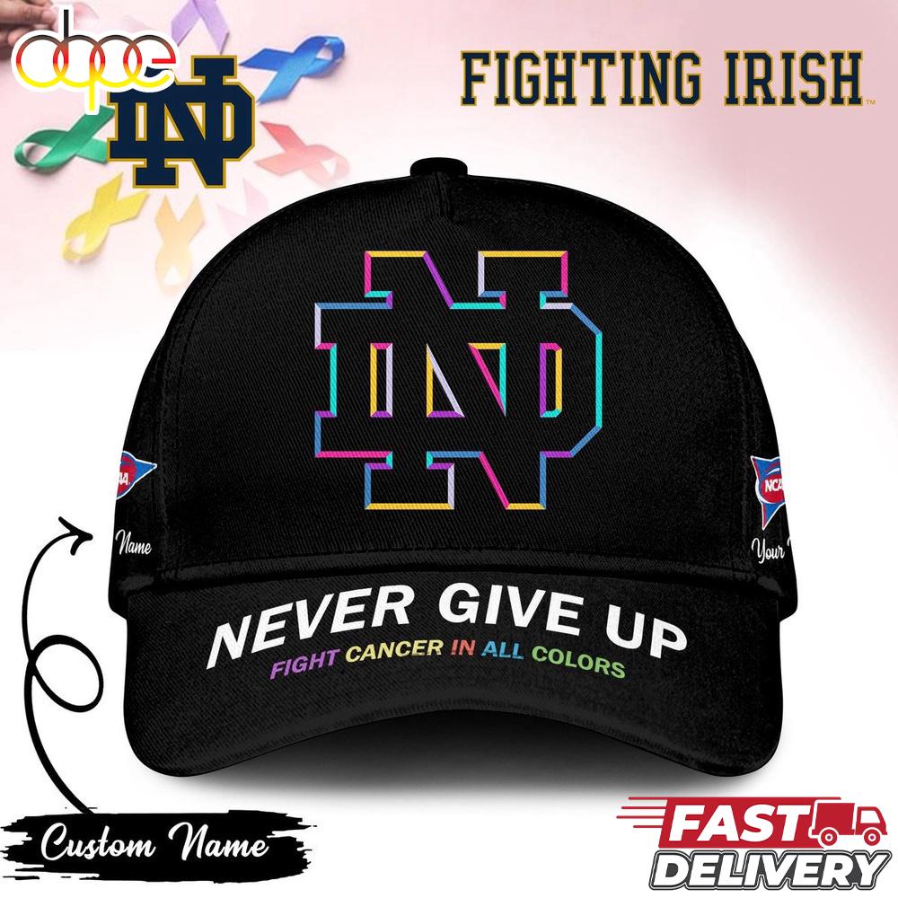 Notre Dame Fighting Irish NCAA Fight Cancer In All Colors Baseball Cap
