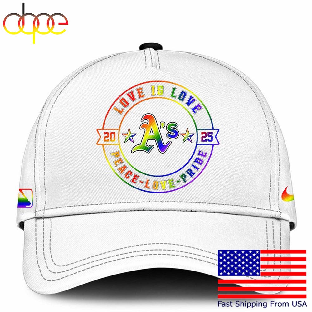 Oakland Athletics Happy Pride Month Limited Edition 2025 Baseball Cap