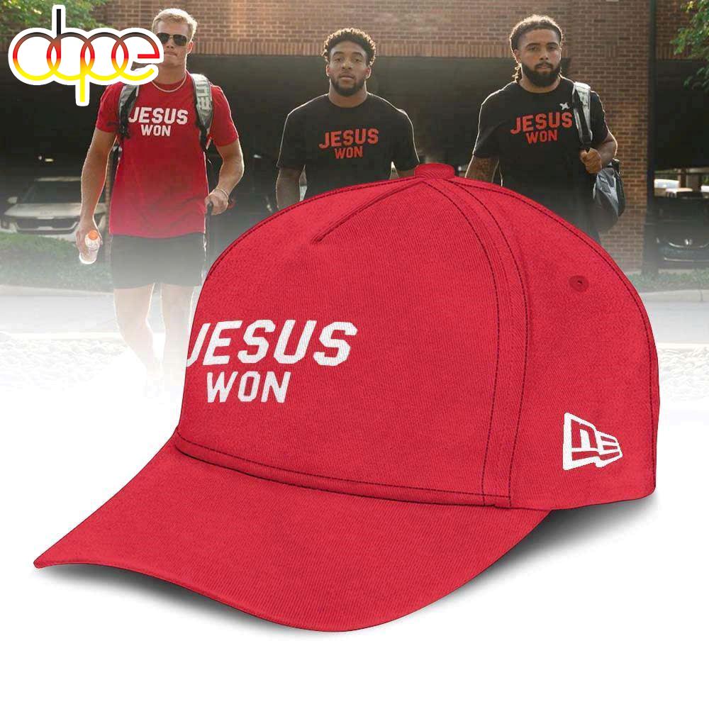 Ohio State Buckeyes Jesus Claccsic Red Cap