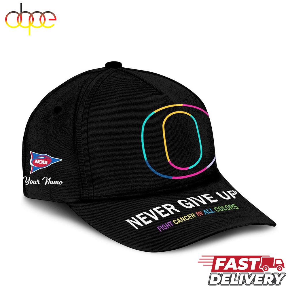 Oregon Ducks NCAA Fight Cancer In All Colors Baseball Cap