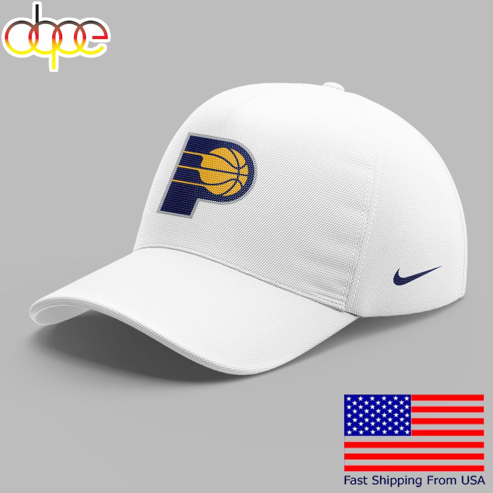 Pacers Basketball 2025 Limited White Cap  For Fans