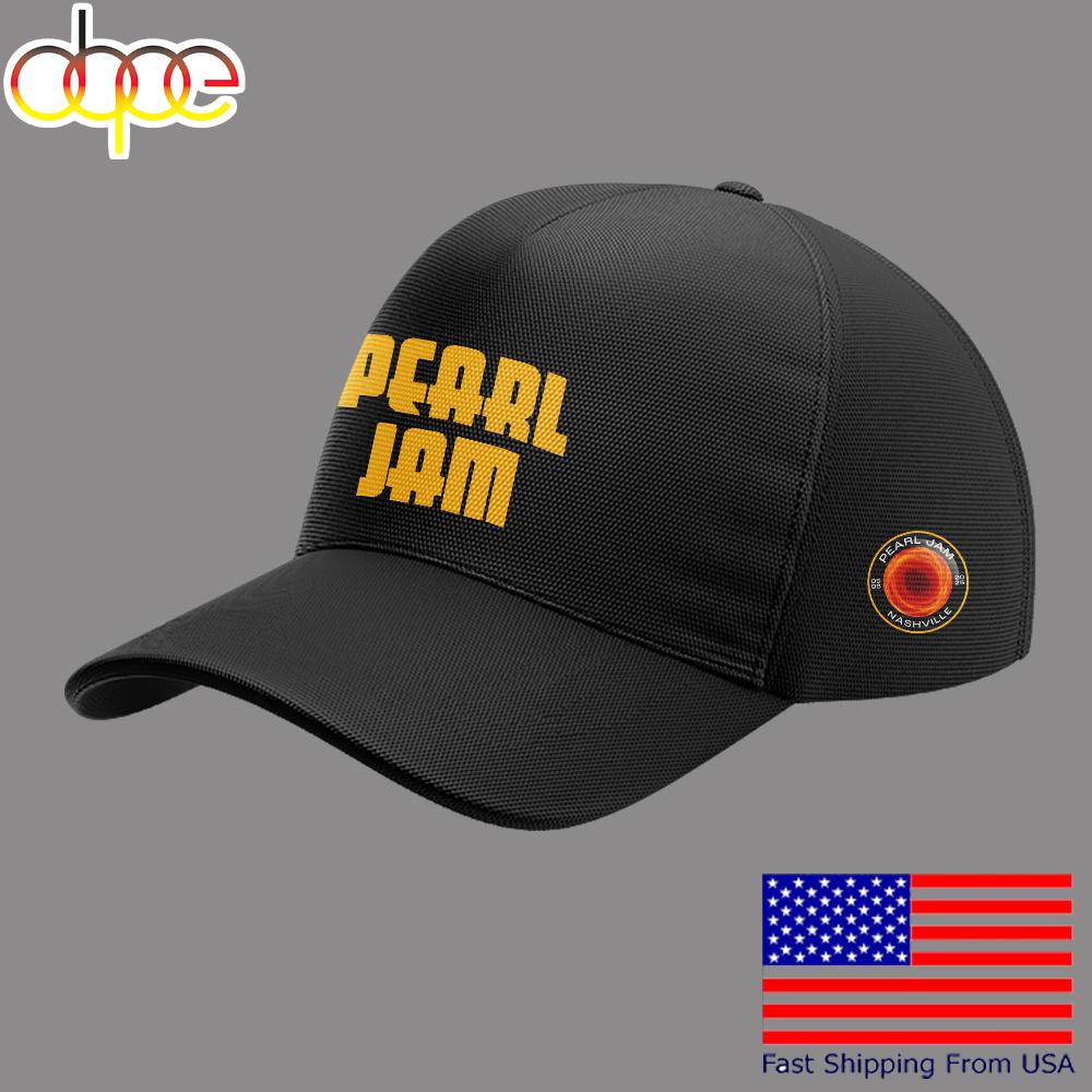 Pearl Jam 2025 Tour Dates Back Print Limited Cap  For True Fans