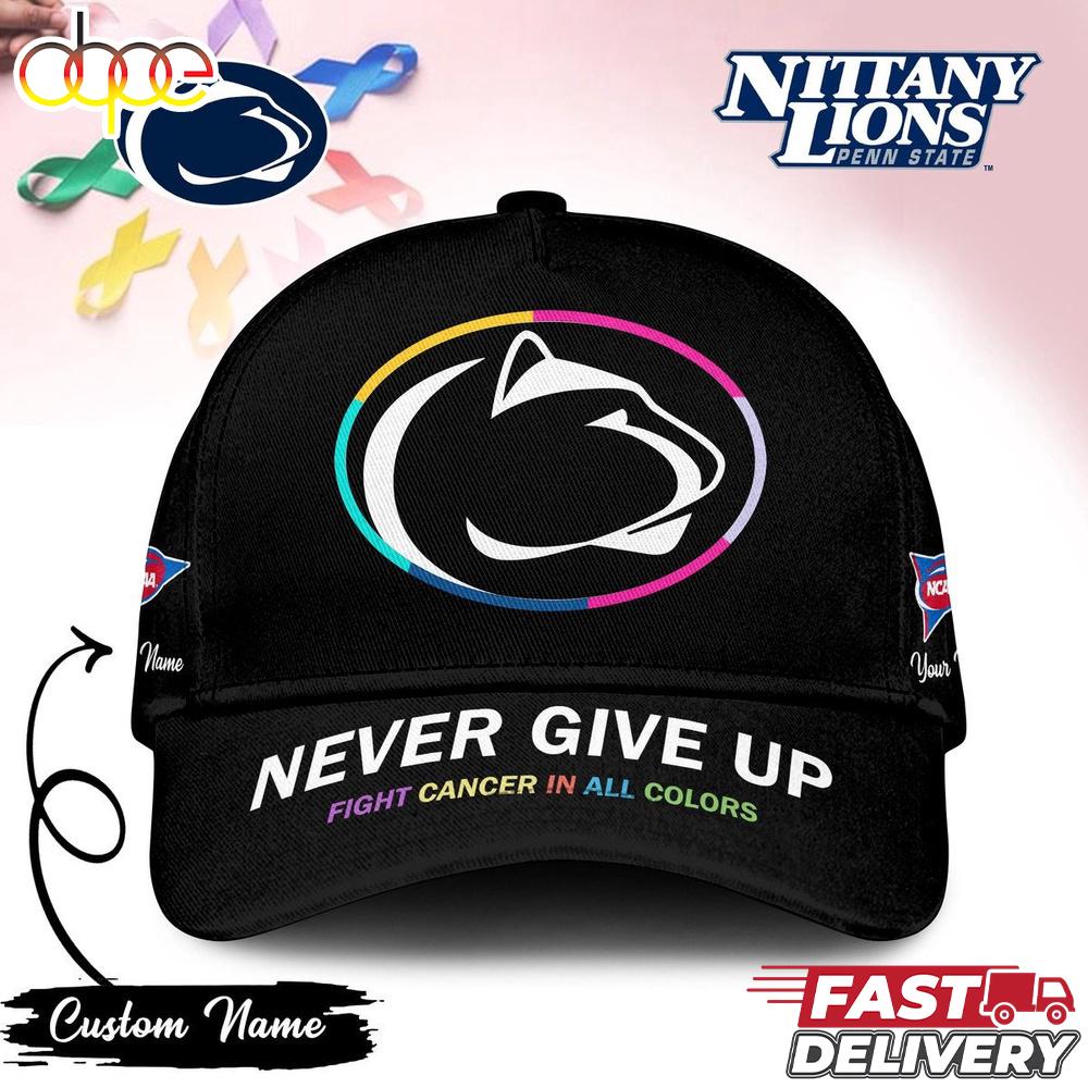 Penn State Nittany Lions NCAA Fight Cancer In All Colors Baseball Cap