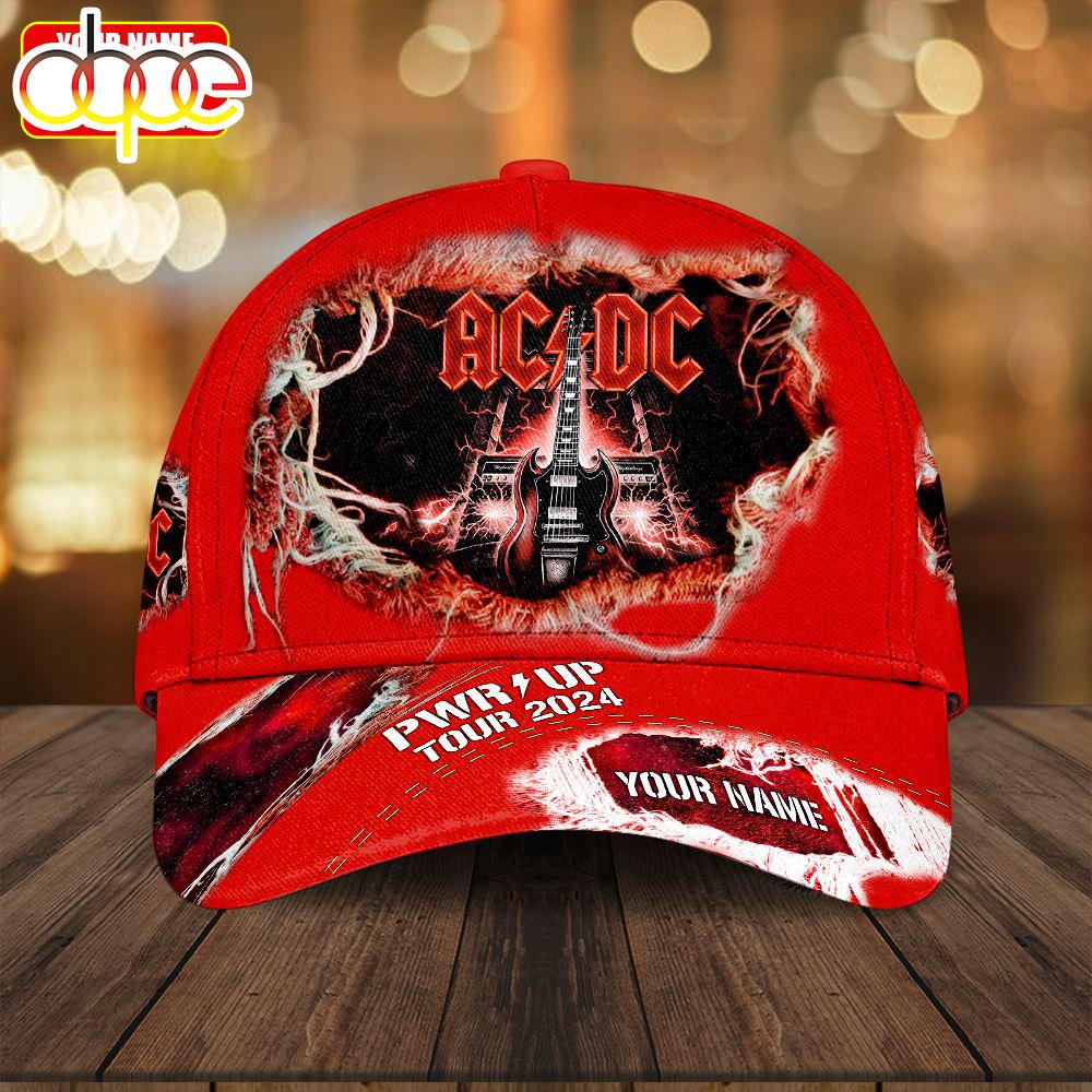 Custom Name 3D Cap Hat Personalized ACDC Classic Cap 3D Hat Trendding New