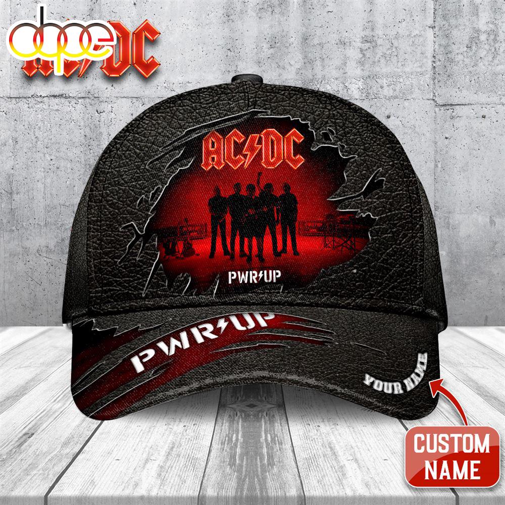 Custom Name 3D Cap Hat Personalized ACDC Classic Cap Gift Christmas For Fans