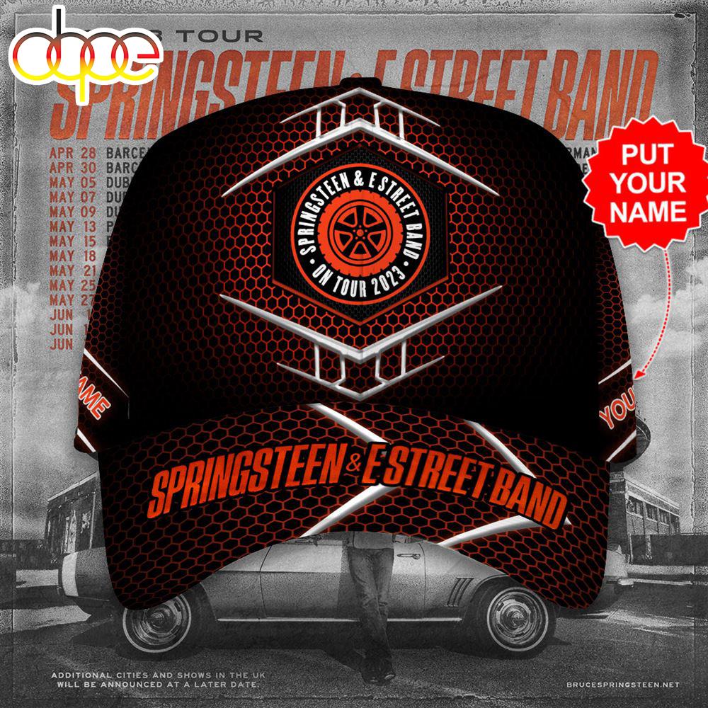 Custom Name 3D Cap Hat Personalized Bruce Springsteen Classic Cap Hat 3D For Women And Men