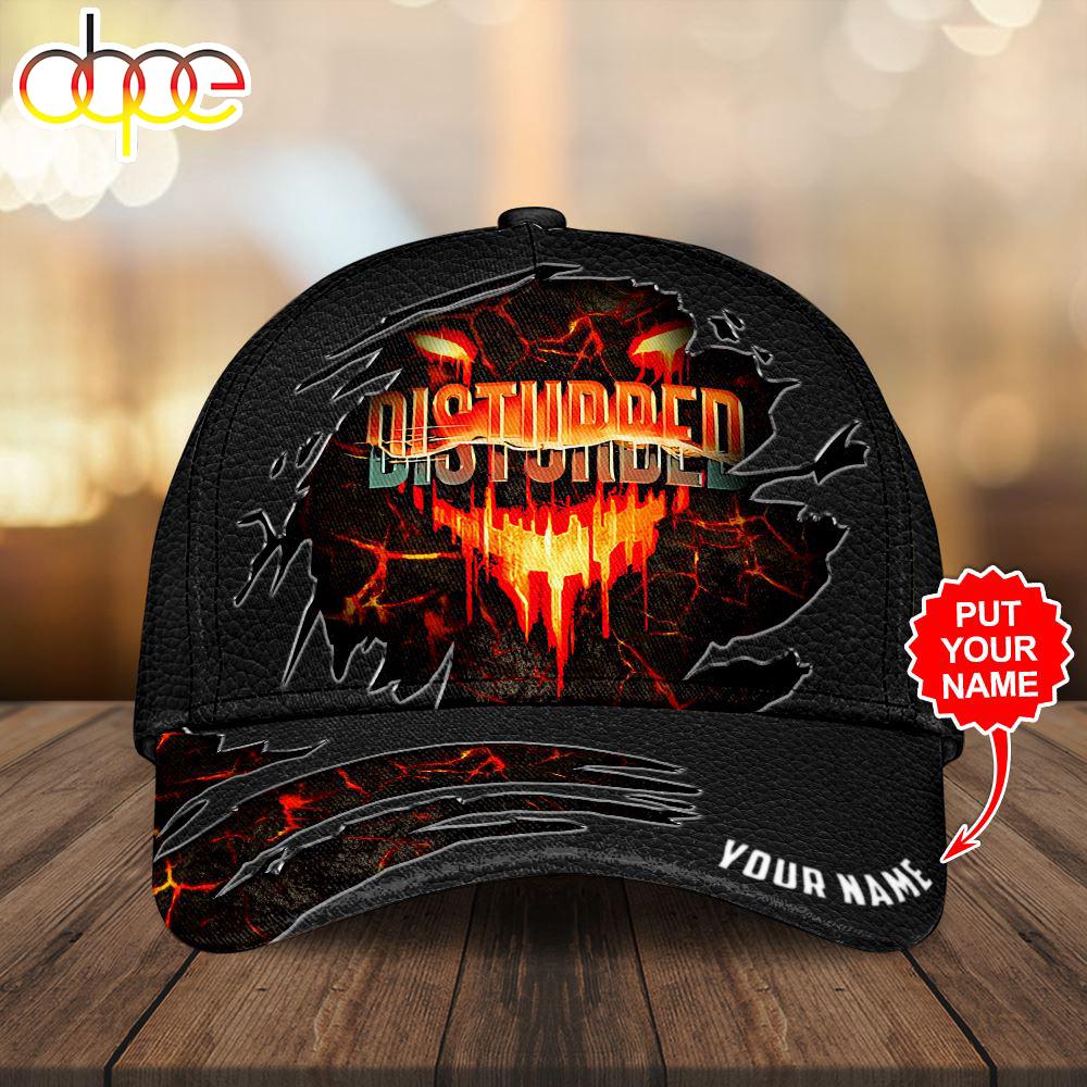 Custom Name 3D Cap Hat Personalized Disturbed Classic Cap Gift Christmas For Fans