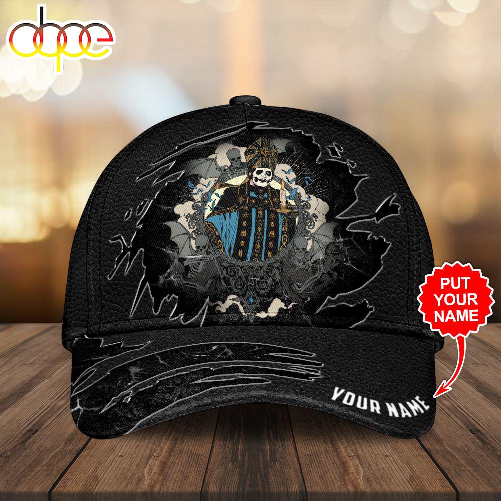 Custom Name 3D Cap Hat Personalized Ghost Band Classic Cap Gift Christmas For Fans