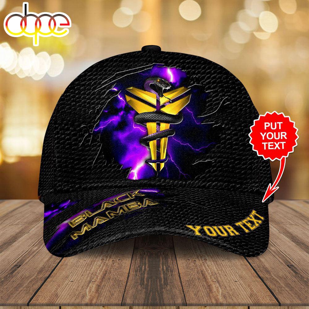 Custom Name 3D Cap Hat Personalized Kobe Bryant x Los Angeles Lakers Classic Cap Gift Christmas For Fans