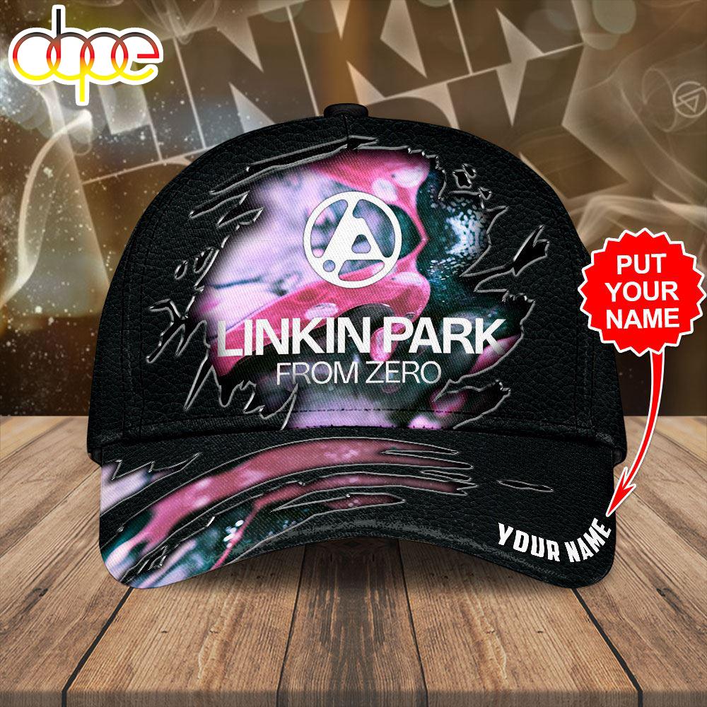 Custom Name 3D Cap Hat Personalized Linkin Park Classic Cap Gift Christmas For Fans