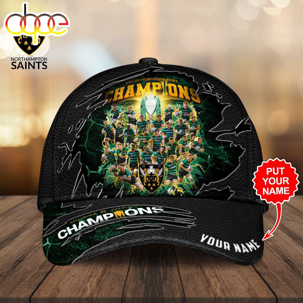 Custom Name 3D Cap Hat Personalized Northampton Saints Classic Cap Gift Christmas For Fans