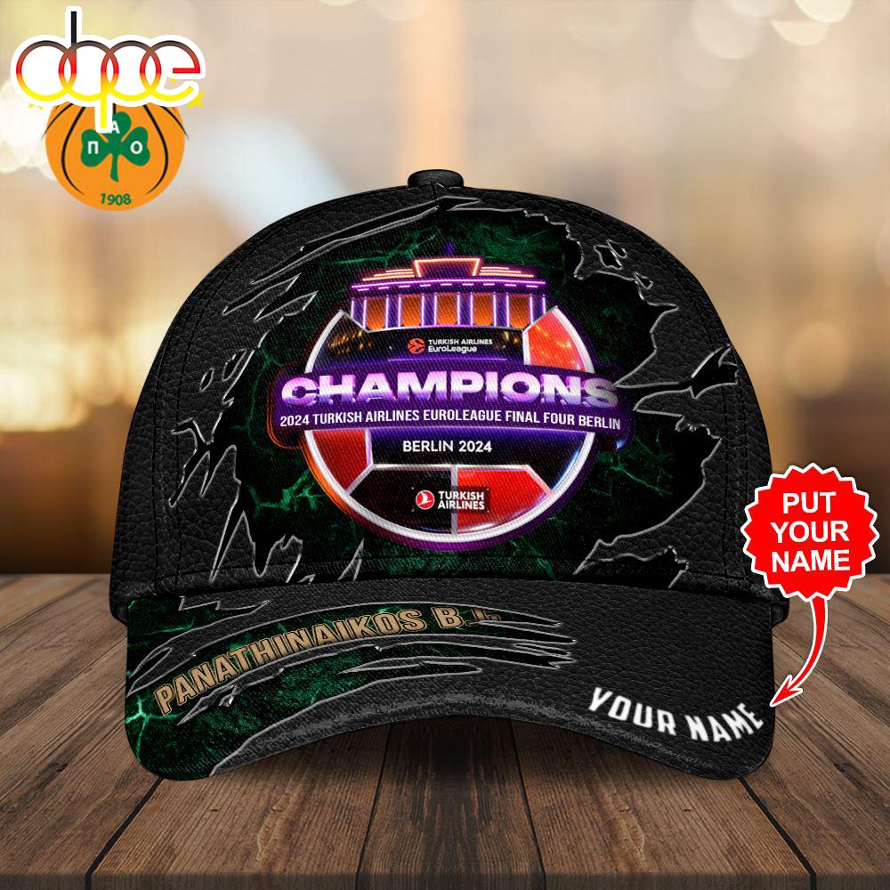 Custom Name 3D Cap Hat Personalized Panathinaikos B.C Classic Cap – TANTN 6810 Gift Christmas For Fans