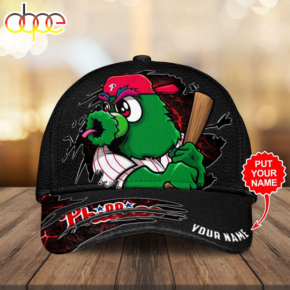 Custom Name 3D Cap Hat Personalized Philadelphia Phillies Classic Cap 3D Hat Trendding New
