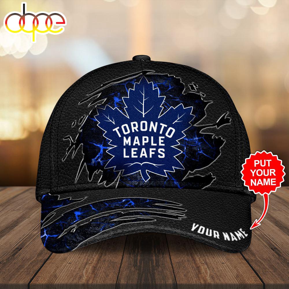 Custom Name 3D Cap Hat Personalized Toronto Maple Leafs Classic Cap Gift Christmas For Fans