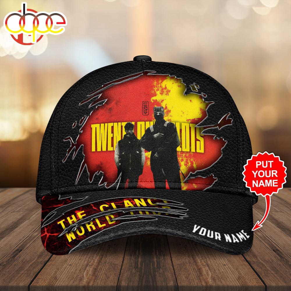 Custom Name 3D Cap Hat Personalized Twenty One Pilots Classic Cap Gift Christmas For Fans