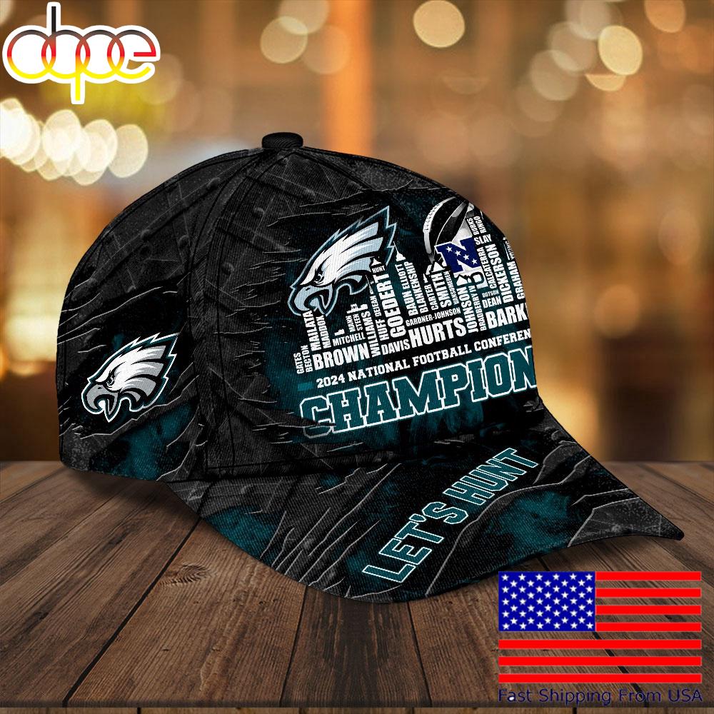 Philadelphia Eagles Let's Hunt Champions Baseball Cap  For Fans