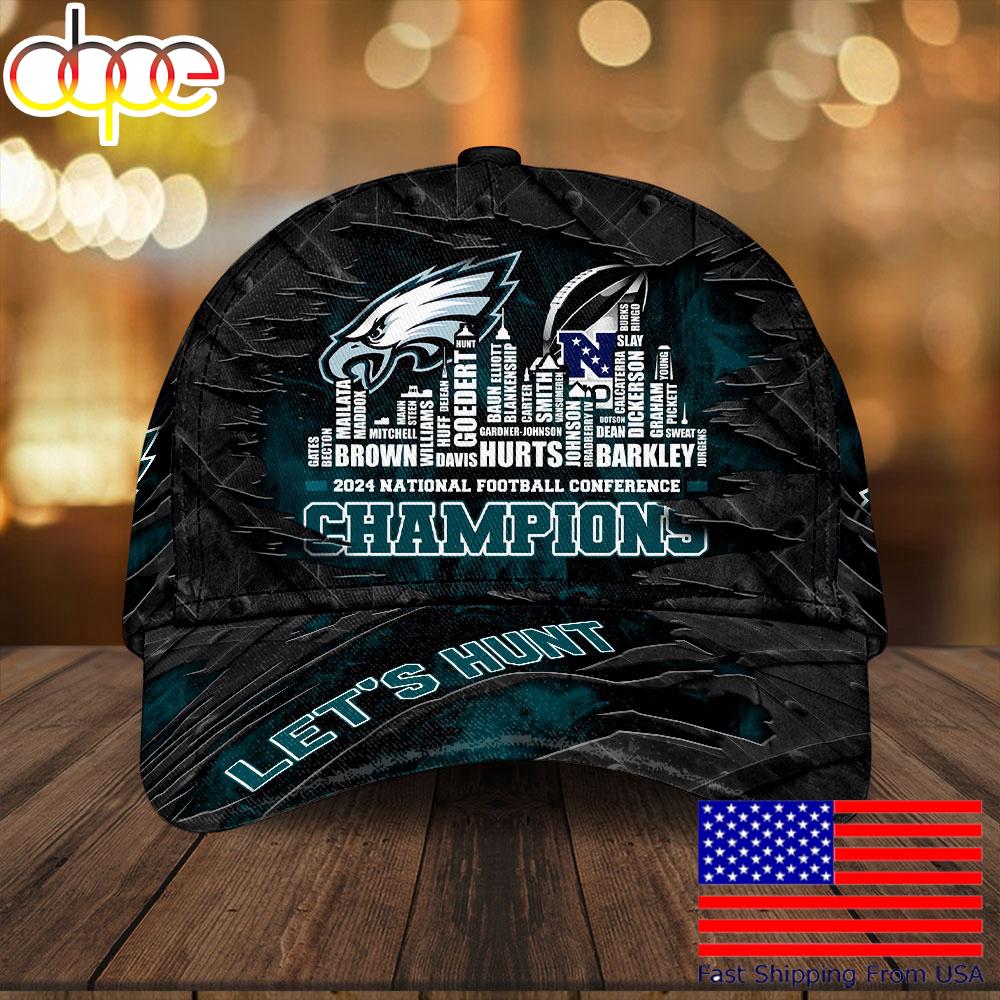 Philadelphia Eagles Let's Hunt Champions Baseball Cap  For Fans