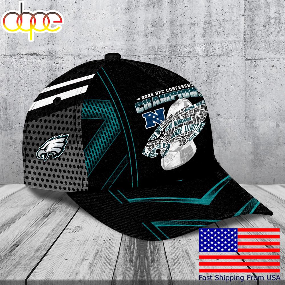 Philadelphia Eagles Squad List Super Bowl 2025 Baseball Cap  For Fans
