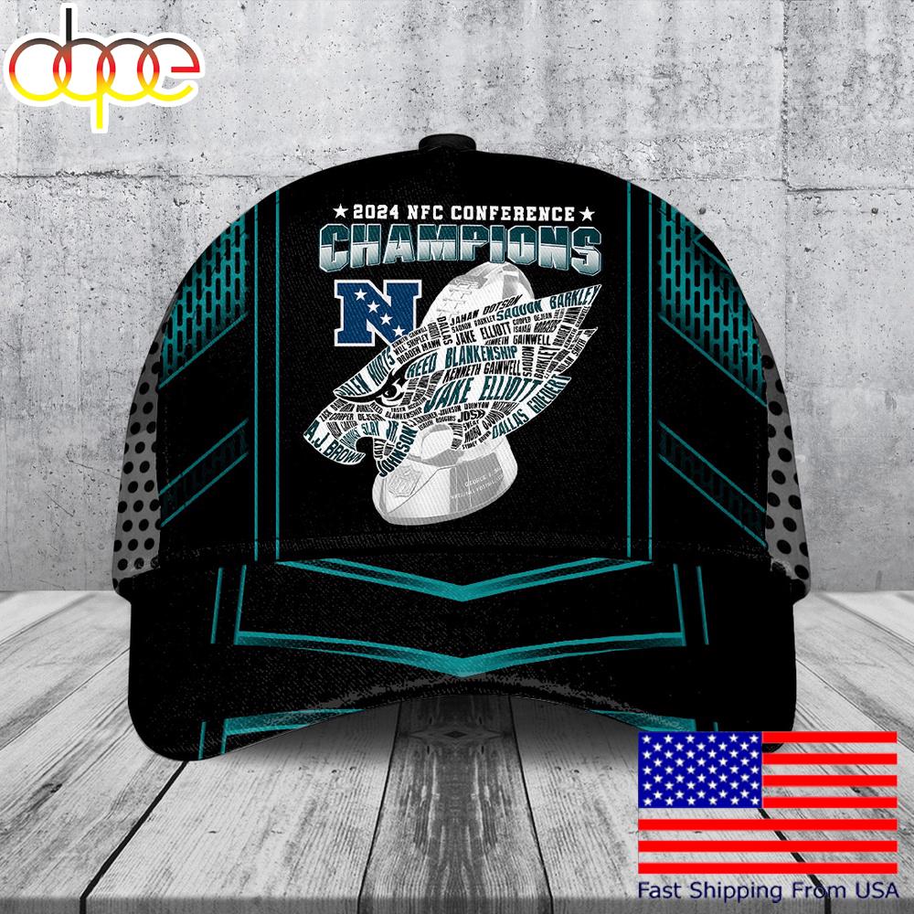 Philadelphia Eagles Squad List Super Bowl 2025 Baseball Cap  For Fans
