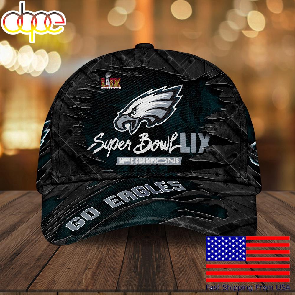 Philadelphia Eagles Super Bowl LIX Baseball Cap  For Fans