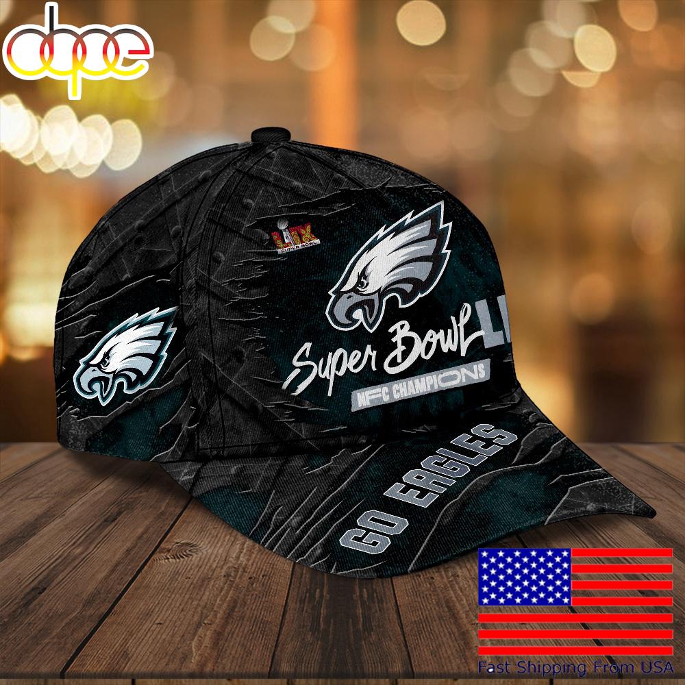 Philadelphia Eagles Super Bowl LIX Baseball Cap  For Fans