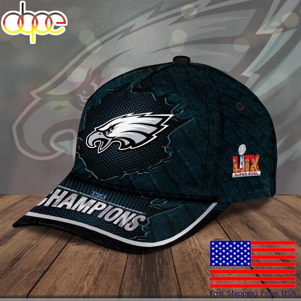 Philadelphia Eagles Super Bowl LIX Let's Hunt Baseball Cap  For Fans