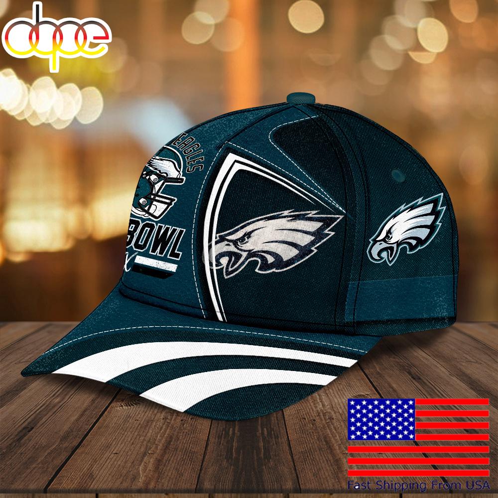 Philadelphia Eagles Super Bowl LIX Logo Limited Baseball Cap  For Fans