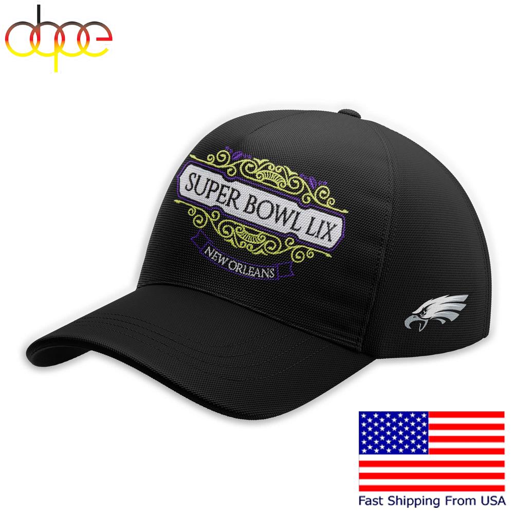 Philadelphia Eagles Super Bowl LIX new Orleans Baseball Cap  For Fans