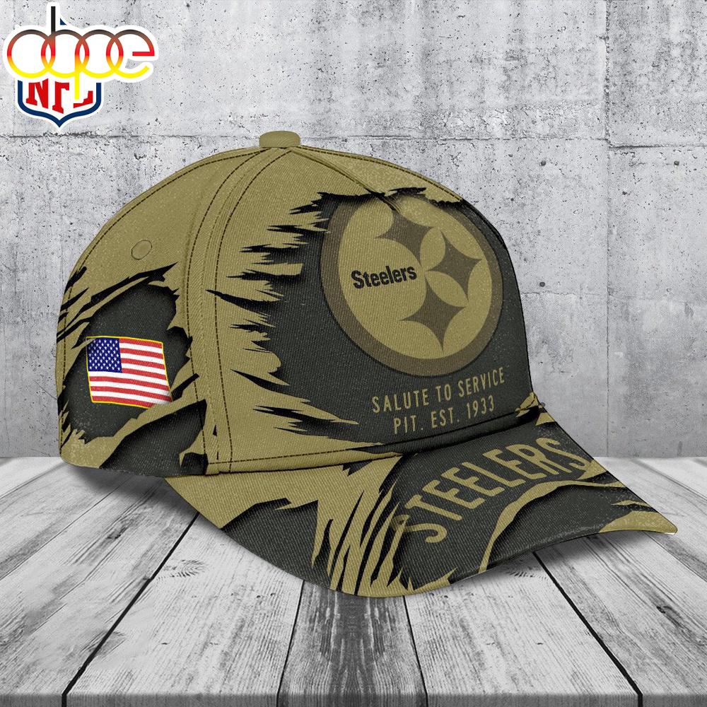 Pittsburgh Steelers 2025 Salute to Service Classic Baseball Cap